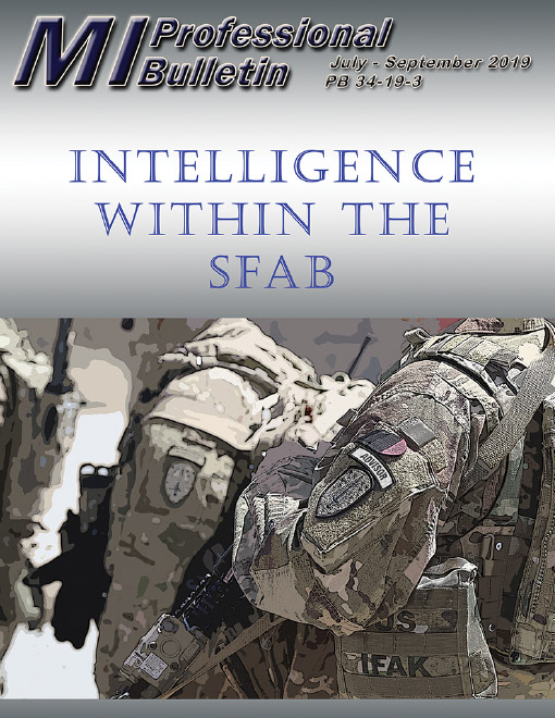 Intelligence Within the SFAB/Army Intelligence Strategies and Innovations