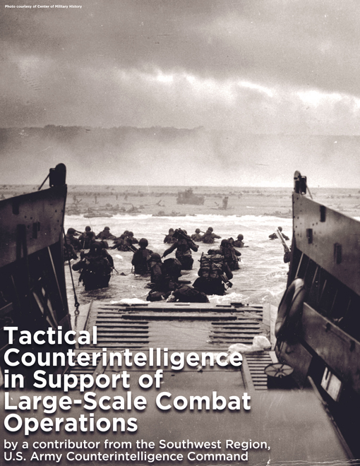 Tactical Counterintelligence in Support of Large-Scale Combat Operations — 31 Jul 2022