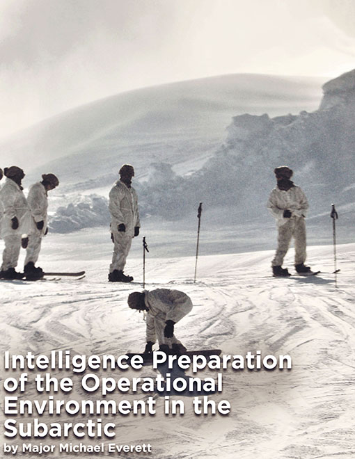 Intelligence Preparation of the Operational Environment in the Subarctic