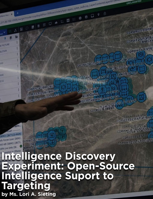 Intelligence Discovery Experiment: Open-Source Intelligence Support to Targeting