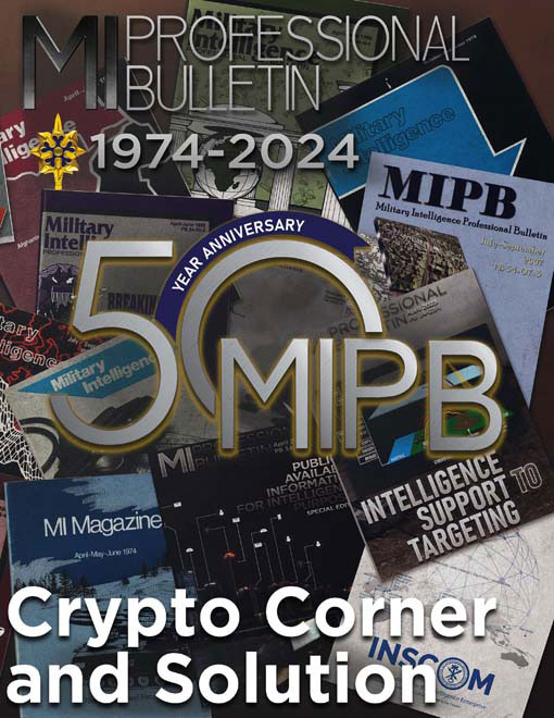 50th Anniversary Crypto Corner — 31 May 2024